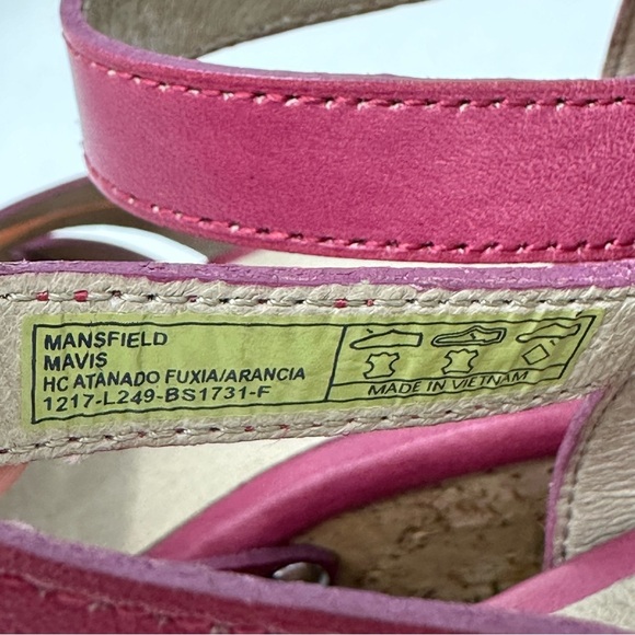 Bussola Mansfield Mavis Strappy Platform Wedge Cork Heel Sandals EU Size 38 7.5 - Picture 9 of 12